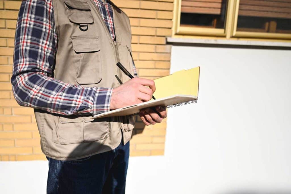 person writing a capital asset replacement plan